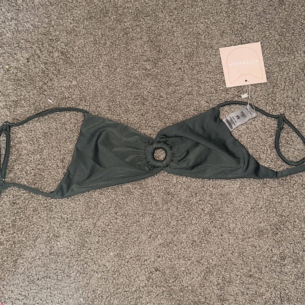Kittenish Eucalyptus Bikini Top